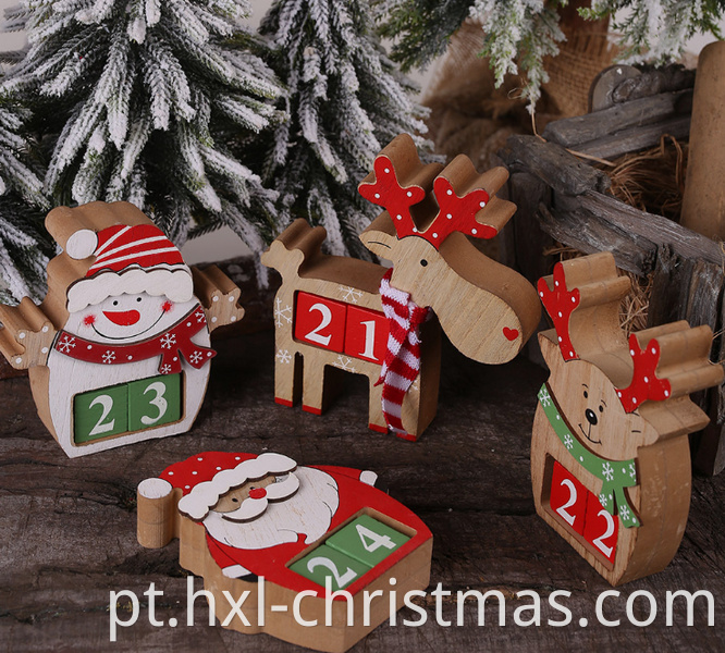 wooden xmas calender